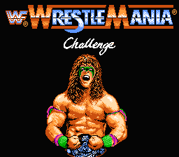 WWF WrestleMania Challenge title screenshot
